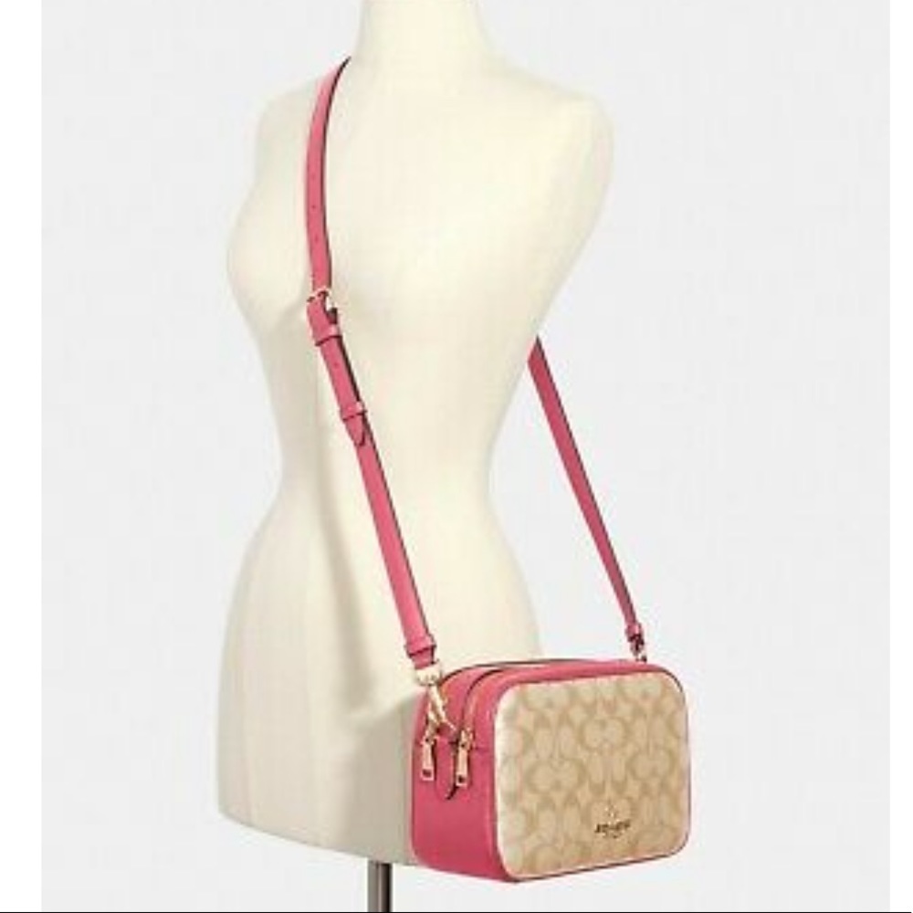 COACH JES CROSSBODY IN SIGNATURE CANVAS AND Wallet - Picture 3 of 15